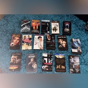 Collection of Classic Movie VHS Tapes